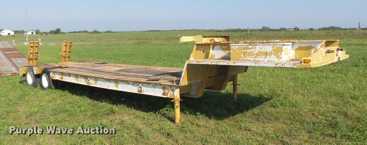 image for item DB5893 1972 Hyster lowboy equipment trailer