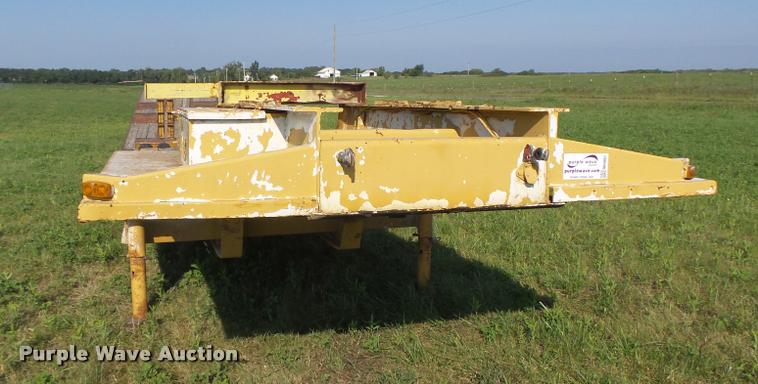 image for item DB5893 1972 Hyster lowboy equipment trailer
