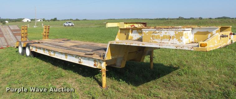 image for item DB5893 1972 Hyster lowboy equipment trailer