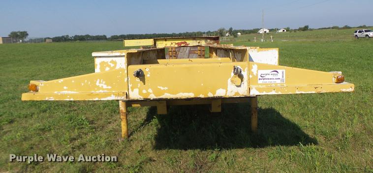 image for item DB5893 1972 Hyster lowboy equipment trailer