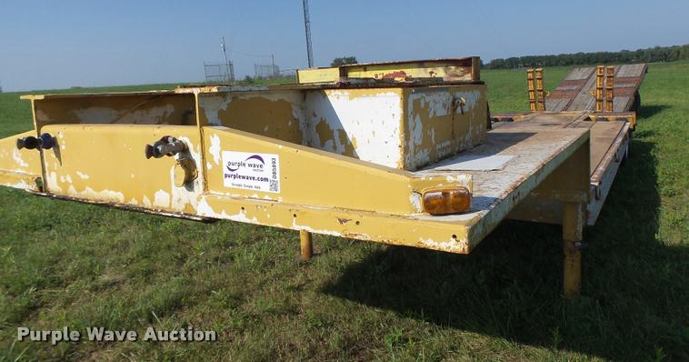 image for item DB5893 1972 Hyster lowboy equipment trailer