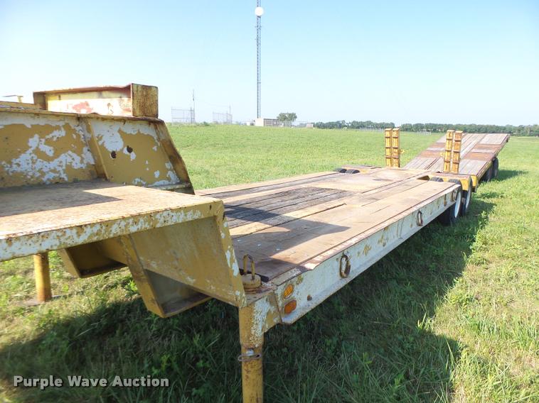 image for item DB5893 1972 Hyster lowboy equipment trailer