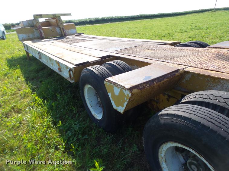 image for item DB5893 1972 Hyster lowboy equipment trailer
