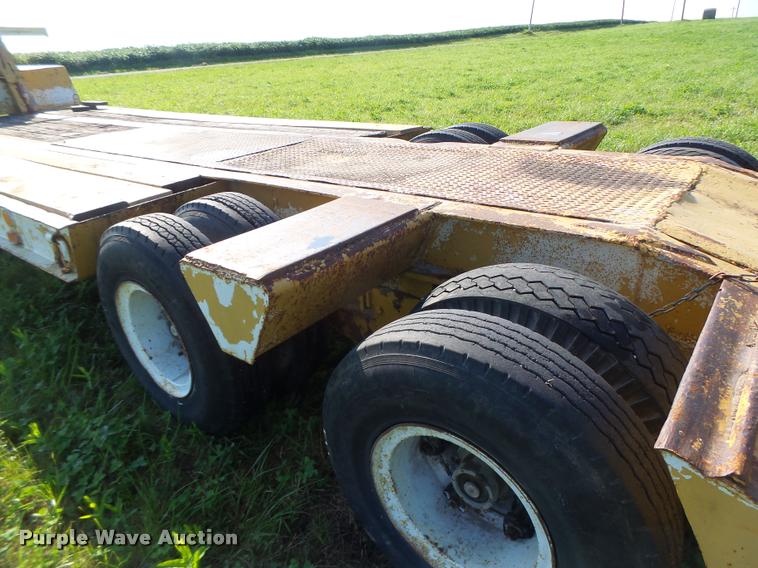 image for item DB5893 1972 Hyster lowboy equipment trailer