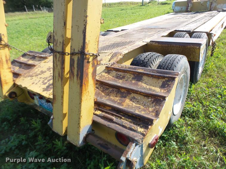 image for item DB5893 1972 Hyster lowboy equipment trailer