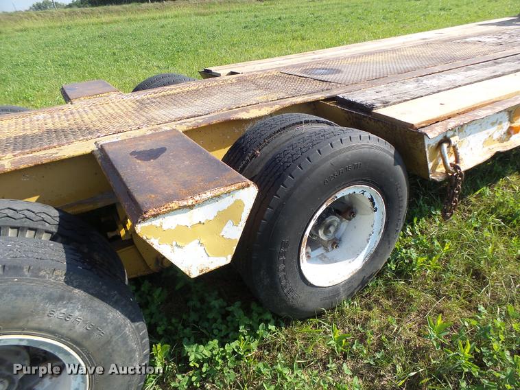 image for item DB5893 1972 Hyster lowboy equipment trailer