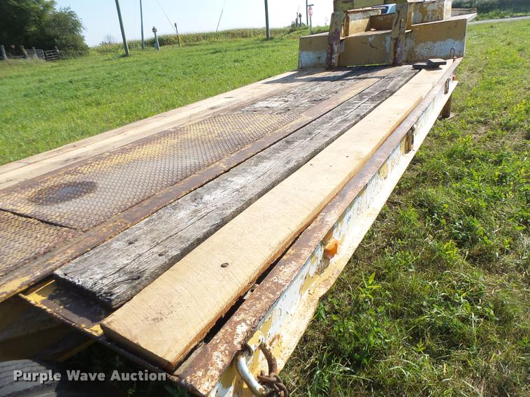 image for item DB5893 1972 Hyster lowboy equipment trailer