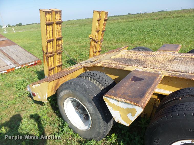 image for item DB5893 1972 Hyster lowboy equipment trailer