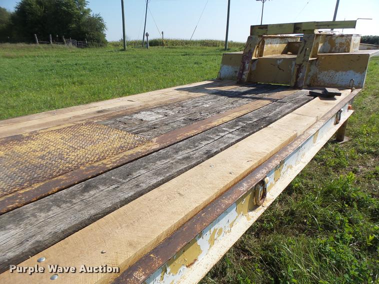 image for item DB5893 1972 Hyster lowboy equipment trailer