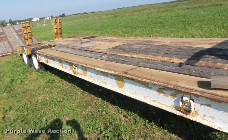image for item DB5893 1972 Hyster lowboy equipment trailer