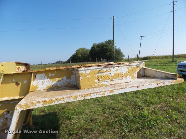 image for item DB5893 1972 Hyster lowboy equipment trailer