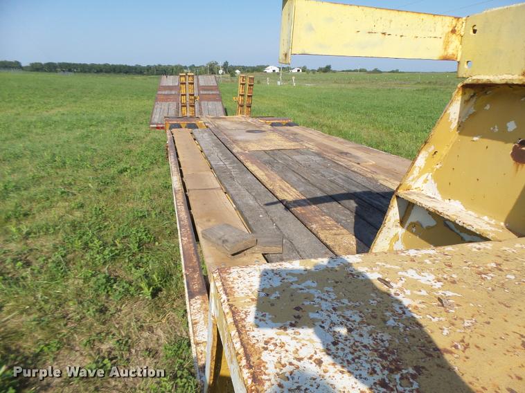 image for item DB5893 1972 Hyster lowboy equipment trailer