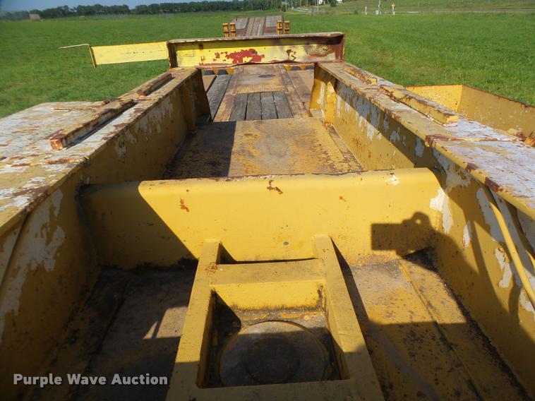 image for item DB5893 1972 Hyster lowboy equipment trailer