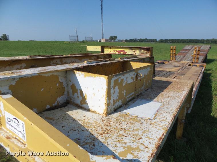 image for item DB5893 1972 Hyster lowboy equipment trailer