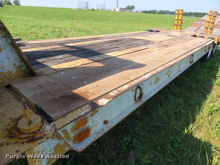 image for item DB5893 1972 Hyster lowboy equipment trailer