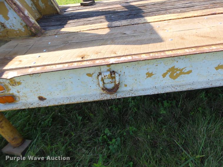 image for item DB5893 1972 Hyster lowboy equipment trailer