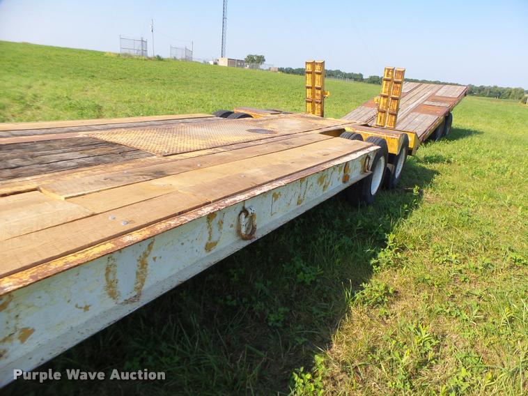 image for item DB5893 1972 Hyster lowboy equipment trailer
