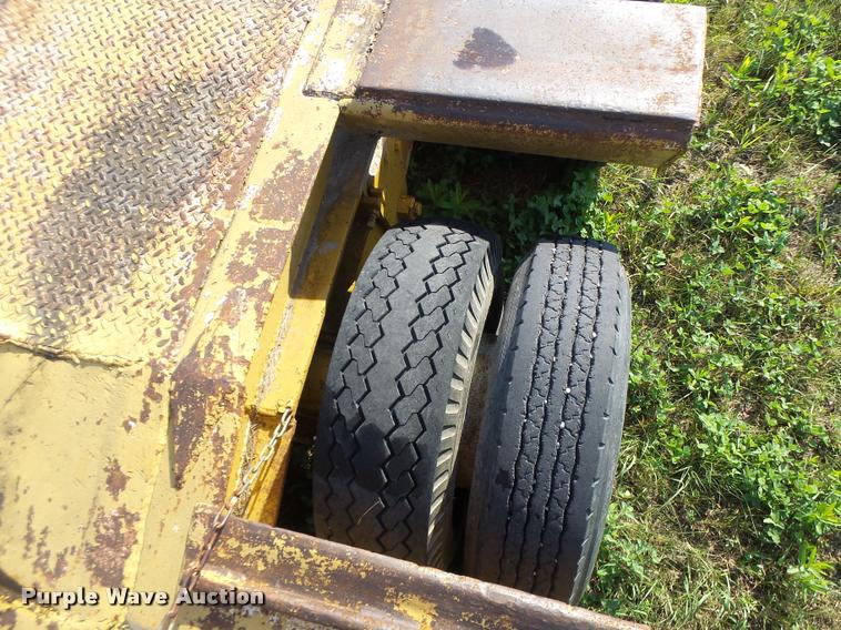 image for item DB5893 1972 Hyster lowboy equipment trailer