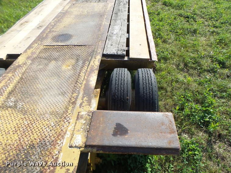 image for item DB5893 1972 Hyster lowboy equipment trailer