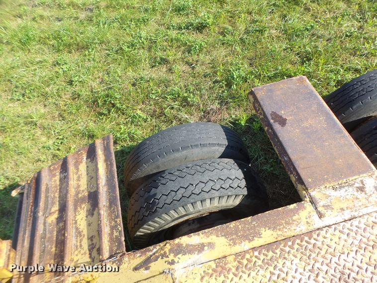image for item DB5893 1972 Hyster lowboy equipment trailer