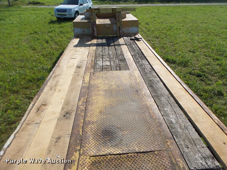 image for item DB5893 1972 Hyster lowboy equipment trailer