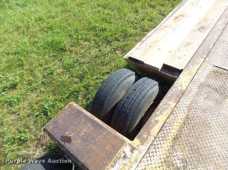 image for item DB5893 1972 Hyster lowboy equipment trailer