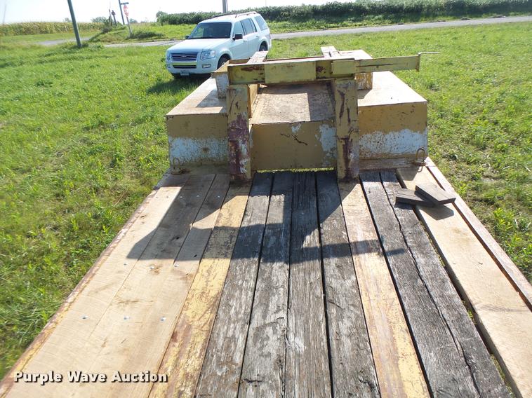 image for item DB5893 1972 Hyster lowboy equipment trailer
