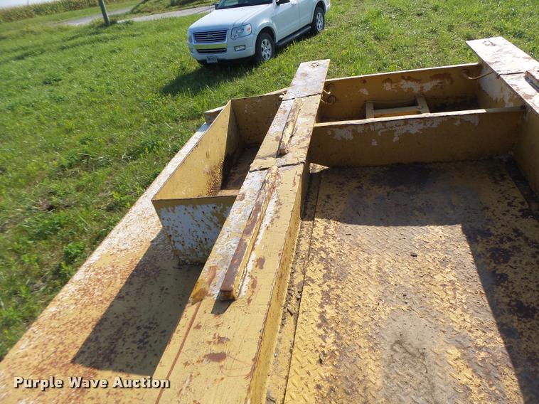 image for item DB5893 1972 Hyster lowboy equipment trailer