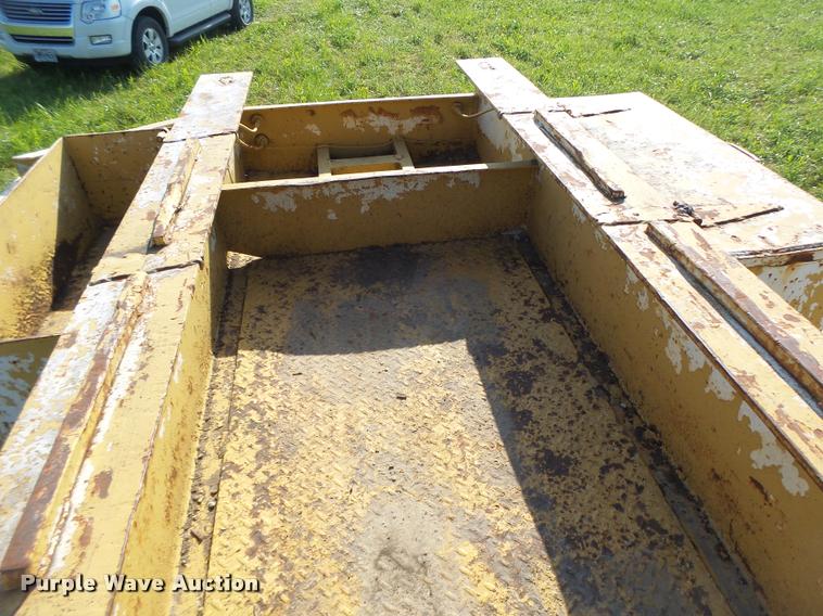image for item DB5893 1972 Hyster lowboy equipment trailer