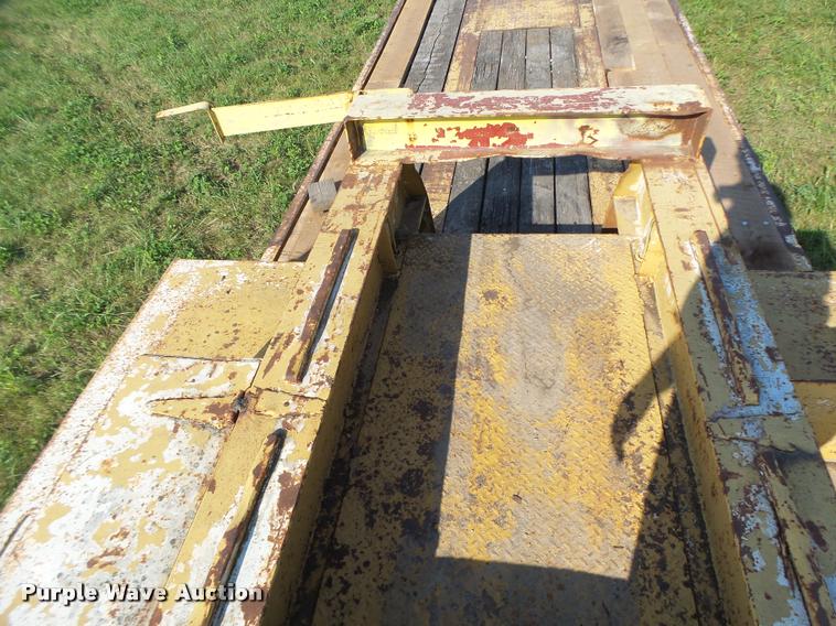 image for item DB5893 1972 Hyster lowboy equipment trailer