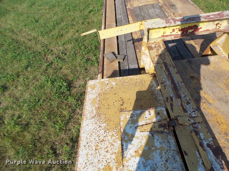 image for item DB5893 1972 Hyster lowboy equipment trailer