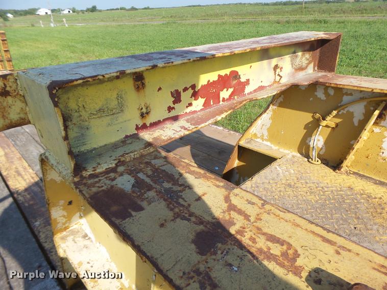image for item DB5893 1972 Hyster lowboy equipment trailer