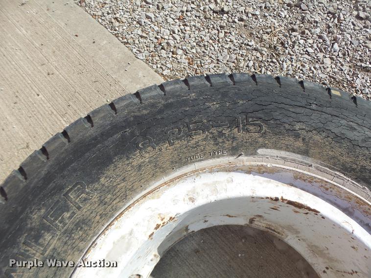 image for item DB5893 1972 Hyster lowboy equipment trailer