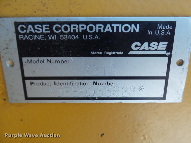 image for item DB6233 1998 Case 721B XR wheel loader