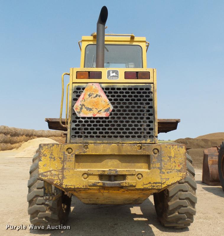 image for item DB6234 1989 John Deere 344E wheel loader
