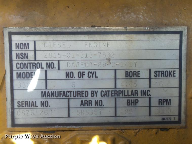 image for item DB6448 1972 Caterpillar D7F military dozer