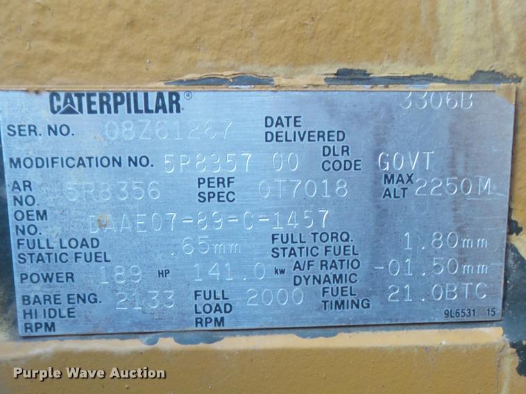 image for item DB6448 1972 Caterpillar D7F military dozer