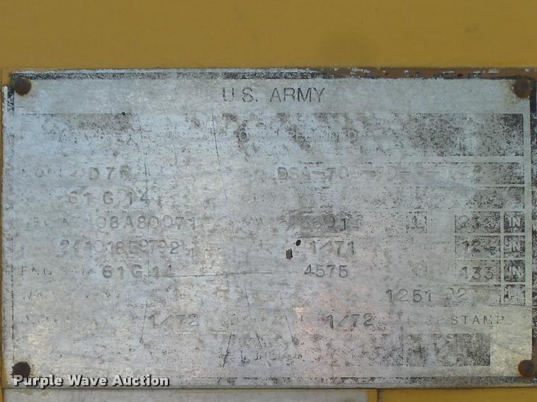 image for item DB6448 1972 Caterpillar D7F military dozer