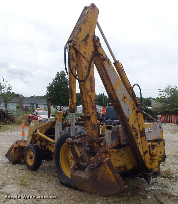 image for item DB6477 John Deere 2010 industrial tractor backhoe