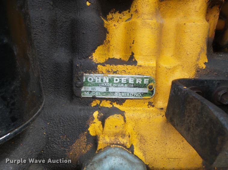 image for item DB6477 John Deere 2010 industrial tractor backhoe