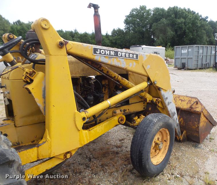 image for item DB6477 John Deere 2010 industrial tractor backhoe