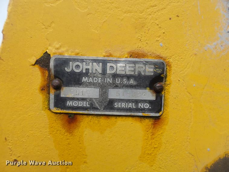 image for item DB6477 John Deere 2010 industrial tractor backhoe