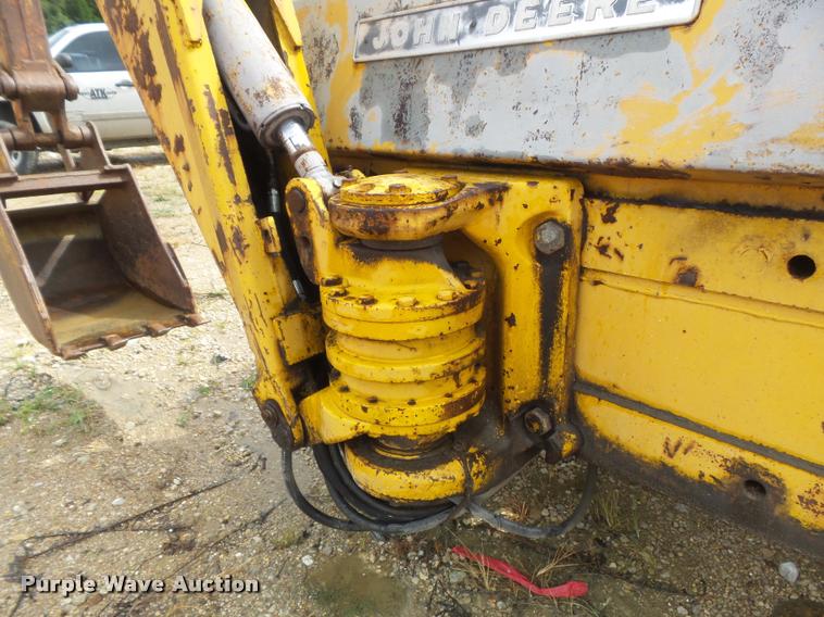 image for item DB6477 John Deere 2010 industrial tractor backhoe