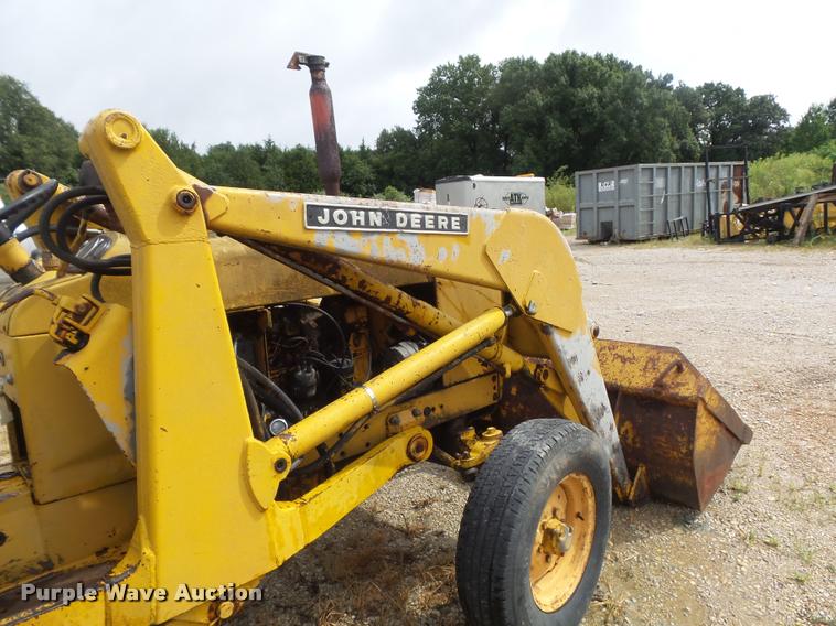 image for item DB6477 John Deere 2010 industrial tractor backhoe