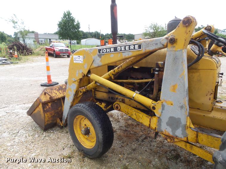image for item DB6477 John Deere 2010 industrial tractor backhoe