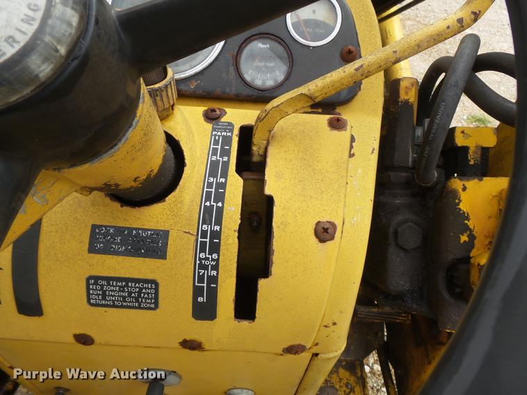 image for item DB6477 John Deere 2010 industrial tractor backhoe