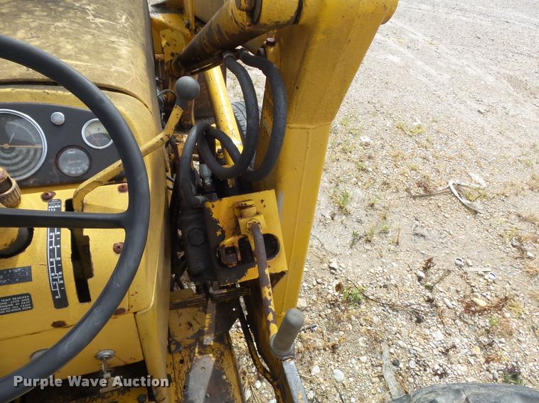 image for item DB6477 John Deere 2010 industrial tractor backhoe