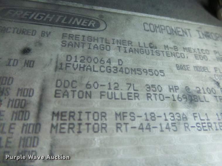 image for item DB7399 2004 Freightliner FLD120 SD dump truck