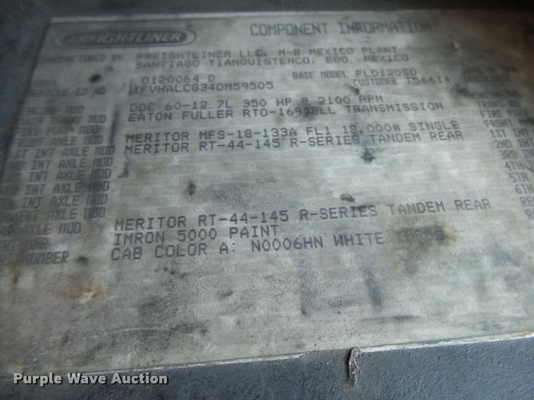 image for item DB7399 2004 Freightliner FLD120 SD dump truck