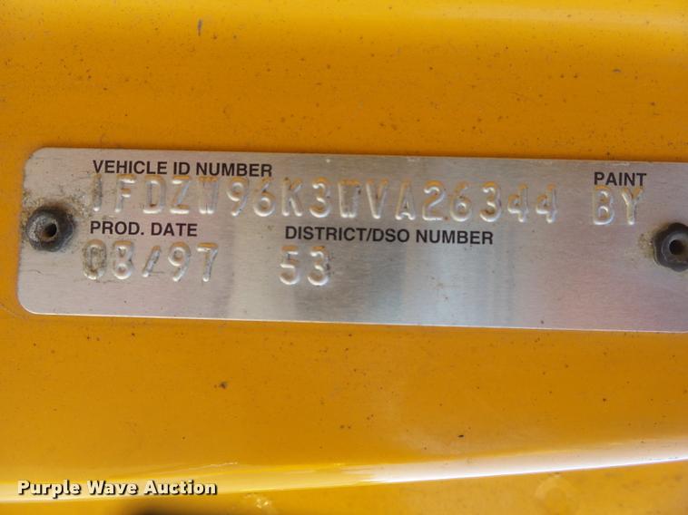 image for item DB7406 1998 Ford LT9501 Louisville 101 dump truck